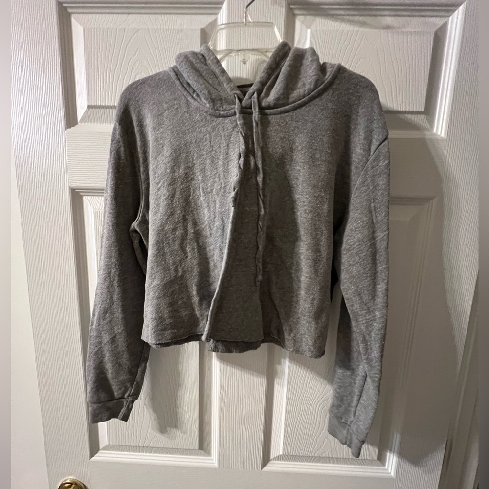 Brandy Melville cropped hoodie sweatshirt